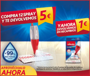 Reembolso Vileda 12 Spray 5 1 Euros