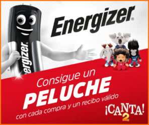 Regalo Por Compra Energizer Peluches Canta 2