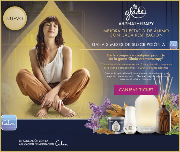 Regalo Por Compra Glade Aromatherapy Suscripcion Calm