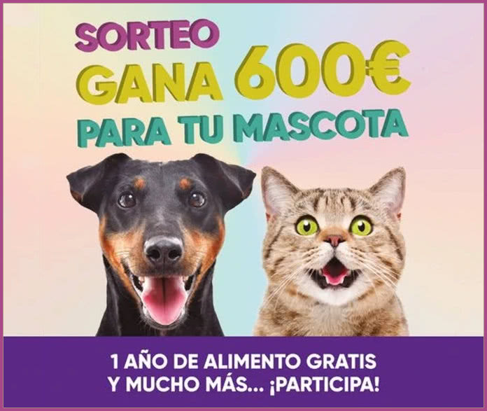 Sorteo Pets4good 600 Euros