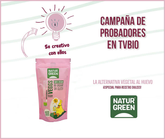 Tester Tvbio 90 Probadores Veggs Receta Dulce