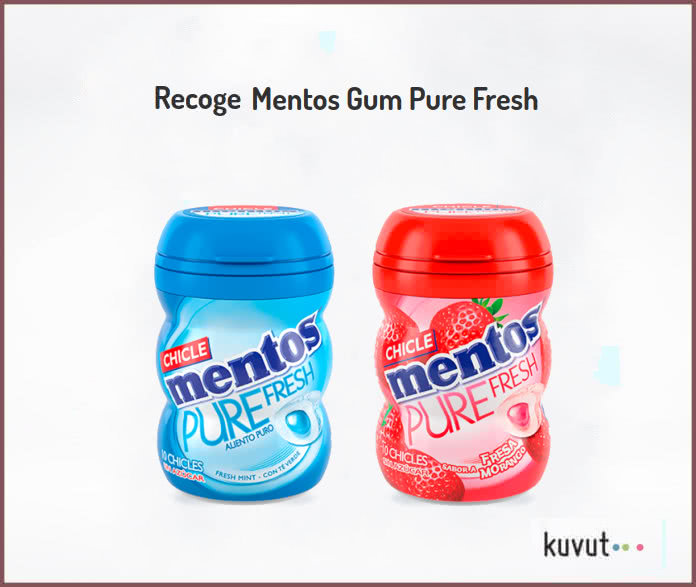 Muestras Gratis Kuvut Mentos Gum Fresh
