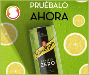 Muestras Gratis Samplia Schweppes Limón Zero