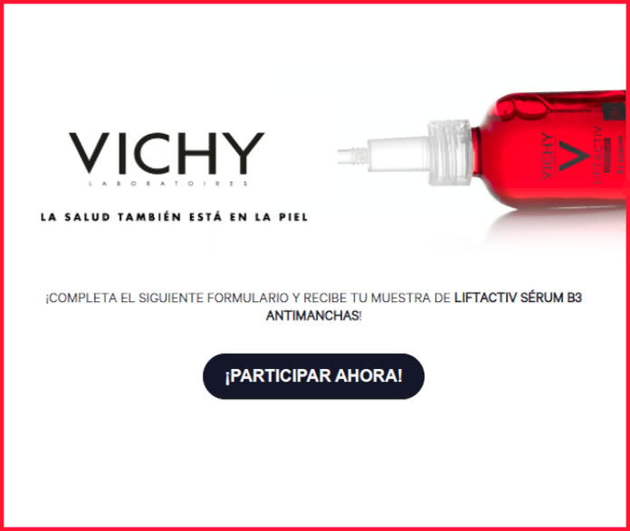 Muestras Gratis Vichy Liftactiv