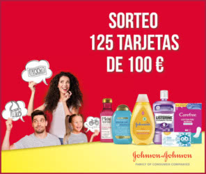 Sorteo Por Compra Johnson Johnson 125 Tarjetas 100 Euros