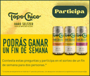 Sorteo Topo Chico Fin De Semana