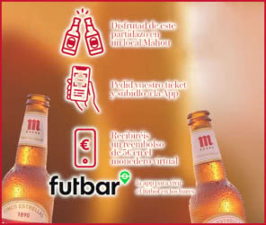 Reembolso Mahou Futbar 5 Euros