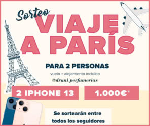 Sorteo Druni Viaje Paris Vales e iPhone