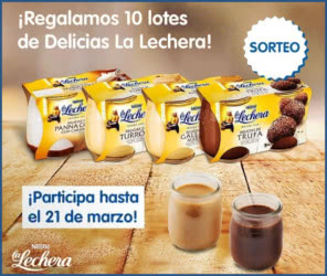 Sorteo La Lechera 10 Lotes Yogures