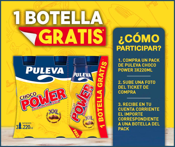 Reembolso Puleva Choco 1 Botella Gratis