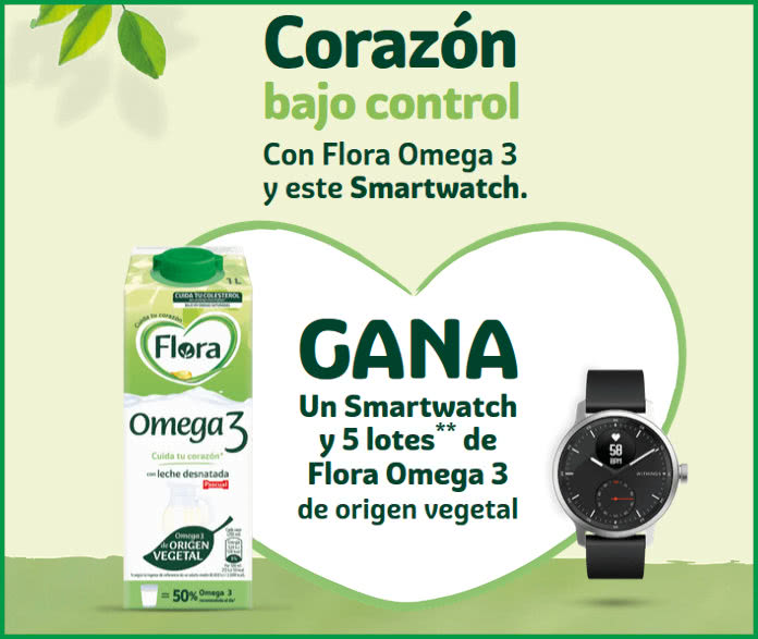 Sorteo Flora Omega 3 Smartwatch