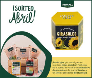 Sorteo Huercasa Mes Abril Kit Girasol