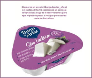 Gratis Burgodearias Lote Sin Lactosa