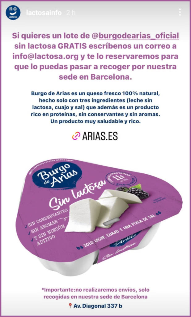 Gratis Burgodearias Lote Sin Lactosa Story