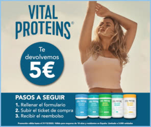 Reembolso Vital Proteins 5 Euros