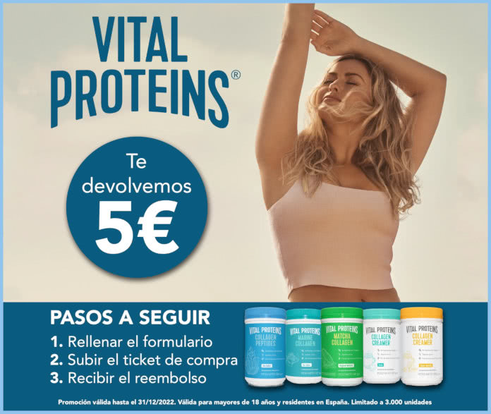 Reembolso Vital Proteins 5 Euros