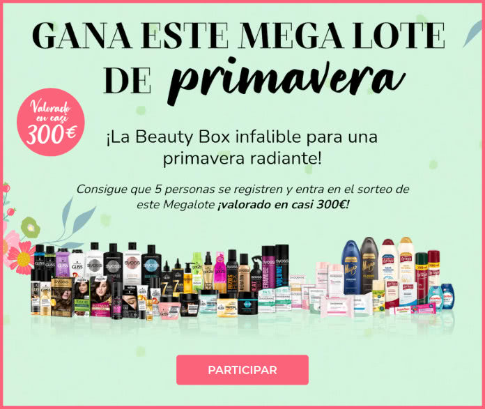 Sorteo Club Schwarzkopf Lote 300 Euros 5 Registros