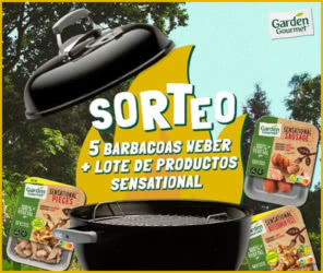 Sorteo Garden Gourmet 5 Barbacoas