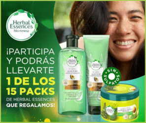 Sorteo Herbal Essence 15 Packs