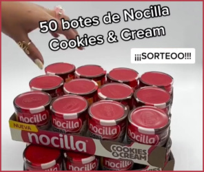Sorteo Nocilla 50 Botes Cookies Cream
