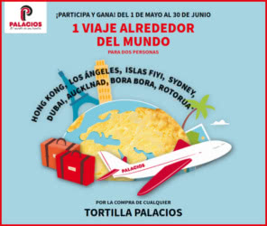 Sorteo Por Compra Palacios Viaje Vuelta Mundo