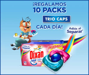 Sorteo Tucasaclub 300 Dixan Trio Caps