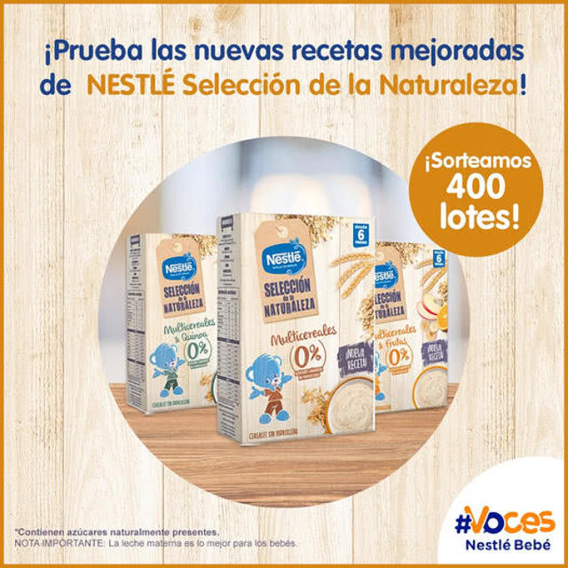 Tester Voces Nestlé Bebé Selección Naturaleza