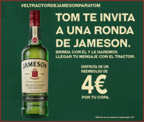 Reembolso Jameson 4 Euros