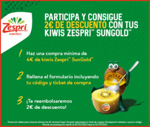 Reembolso Zespri Sun Gold 2 Euros