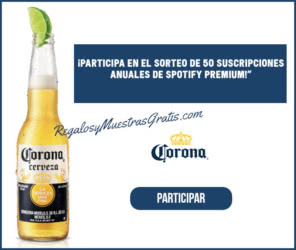 Sorteo Corona 50 Suscripciones Premium Spotify