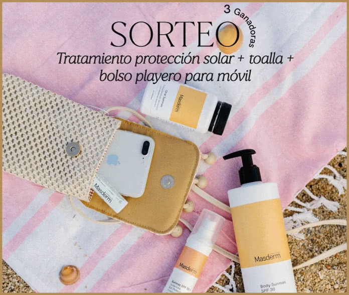 Sorteo Masderm 3 Ganadores Solar Toalla Bolso