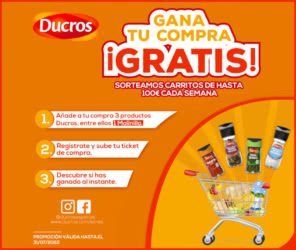 Sorteo Por Compra Ducros Carritos Compra
