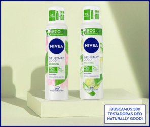 Tester Nivea 500 Probadoras Deo Naturally Good