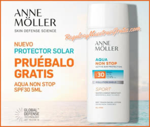 Muestras Gratis Anne Moller Aqua Non Stop