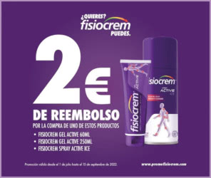 Reembolso Fisiocrem 2 Euros