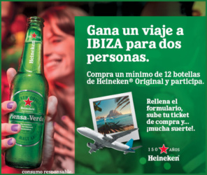 Sorteo Por Compra Heineken Viajes Ibiza