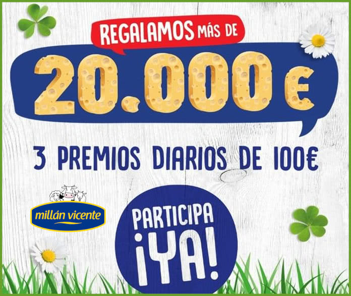 Sorteo Por Compra Millan Vicente 20000 Euros