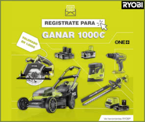Sorteo Ryobi 1000 Euros Heramientas