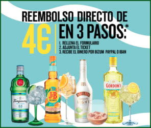 Reembolso Diageo 4 Euros