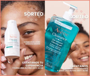 Sorteo Avene 30 Rutinas Antiacné