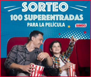 Sorteo Bimbo 100 Entradas Cine