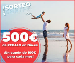 Sorteo Diaes 5 Cupones 100 Euros