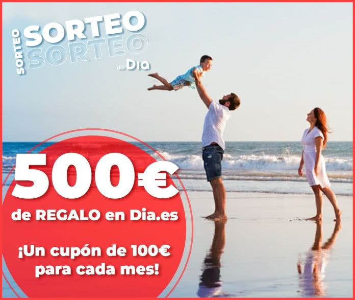 Sorteo Diaes 5 Cupones 100 Euros