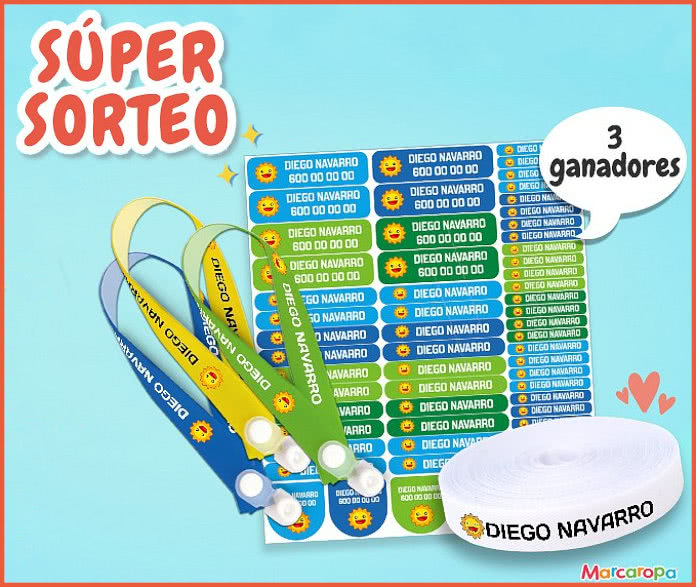 Sorteo Marcaropa 3 Lotes