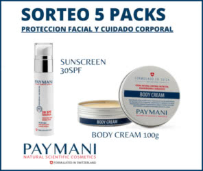 Sorteo Paymani 5 Lotes Sunscreen
