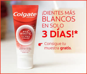 Muestras Gratis Colgate Max White