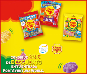 Regalo Por Compra Chupa Chups Descuento Port Aventura