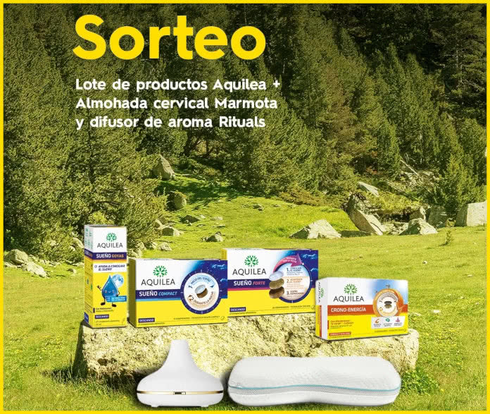 Sorteo Aquilea Lote Almohada Difusor Aromas