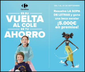 Sorteo Carrefour Beca Escolar 5000 Euros