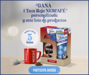 Sorteo Nescafé 5 Lotes Taza Productos
